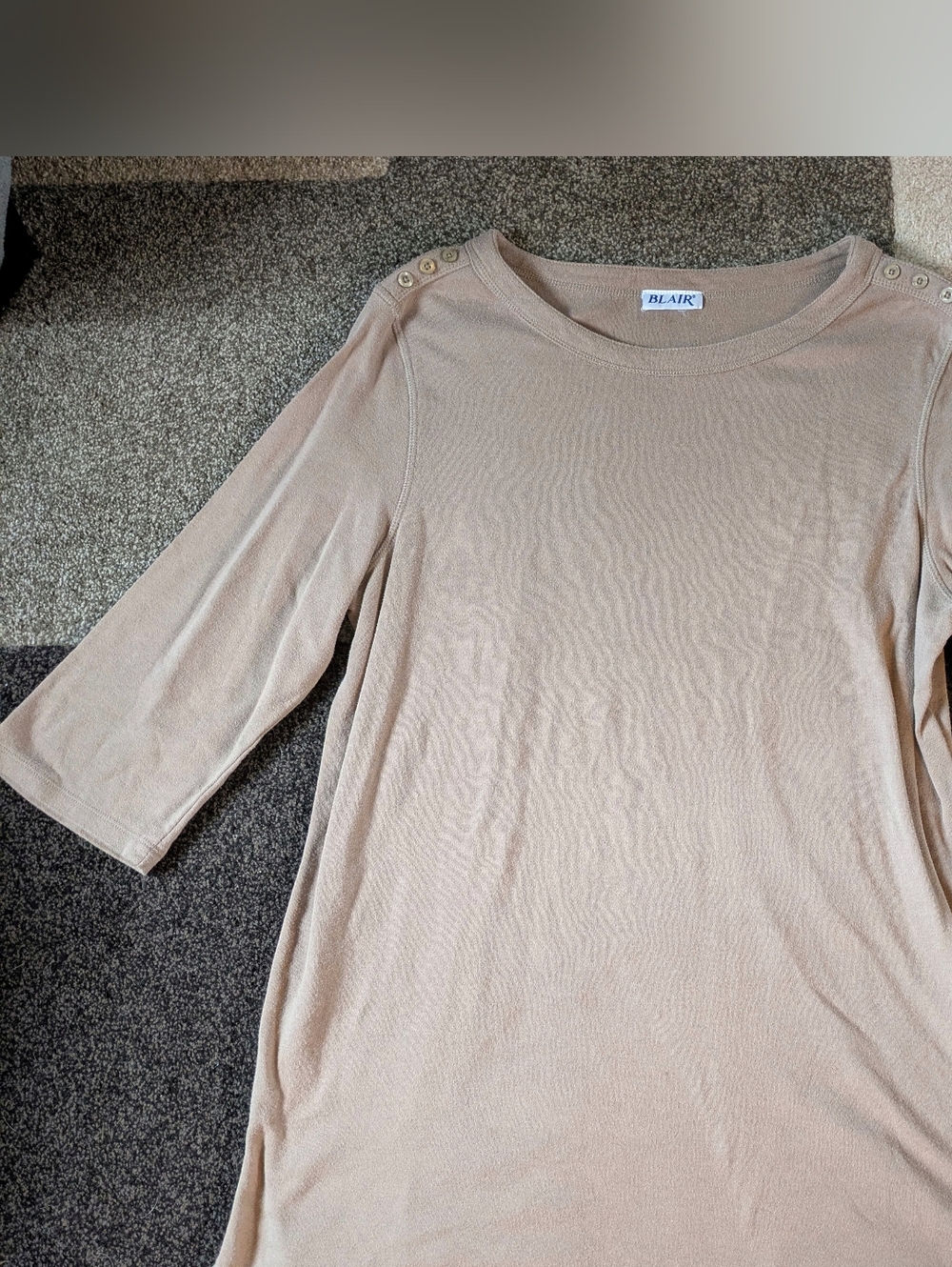 Soft Brown Long Blair Top